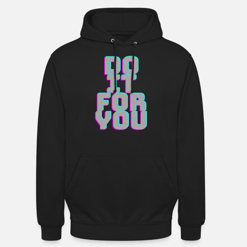 DoItForYou (FaitesPourVous) - Sweat-shirt à capuche unisexe - noir