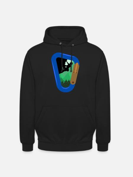 Sport Climbing Rock Climbing - Unisex Hoodie - black