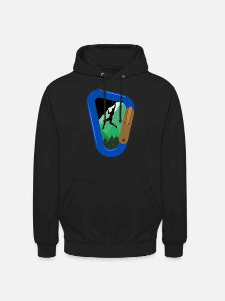 Trad Climbing Rock Climbing - Unisex Hoodie - black