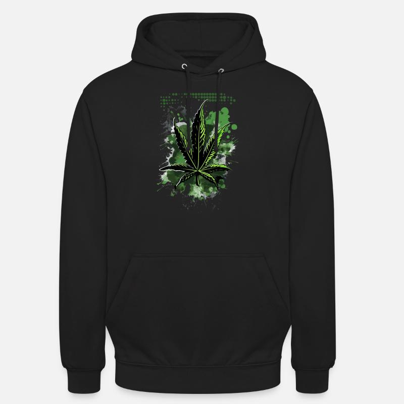 Cannabis Libérer de l’herbe - Sweat-shirt à capuche unisexe - noir
