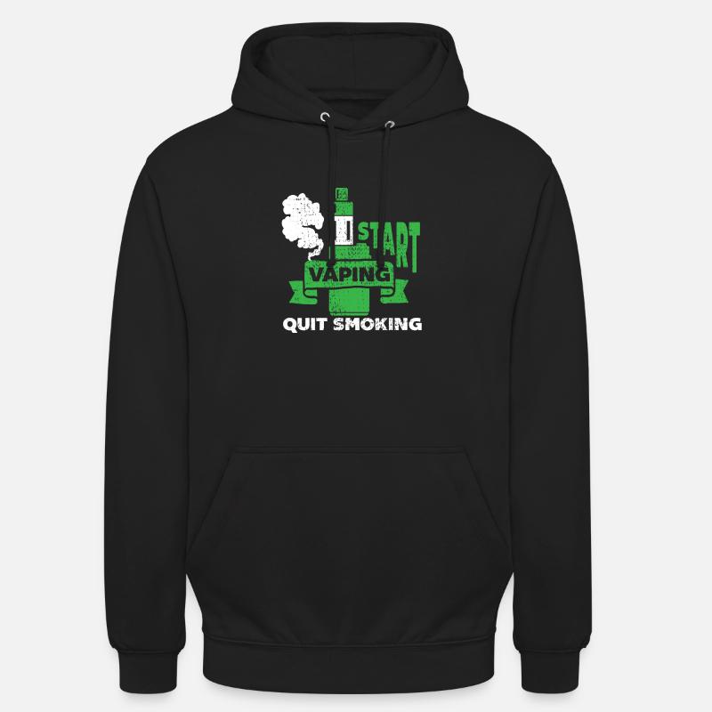 E-Zigarette E-Shisha Dampf Liquid - Unisex Hoodie - Schwarz
