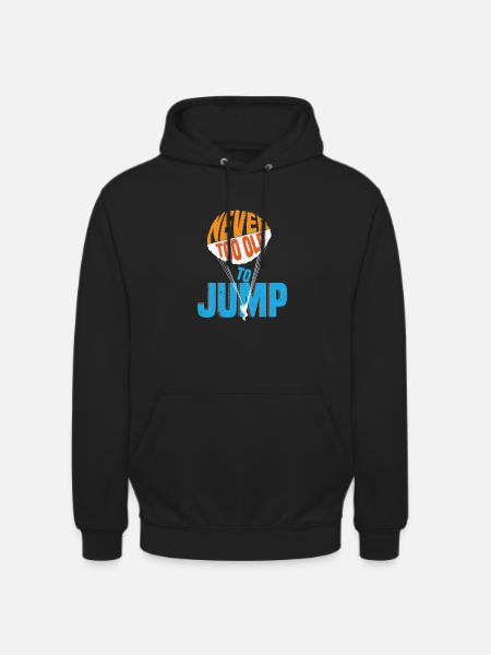 Skydiving Parachute Air Sports - Unisex Hoodie - black