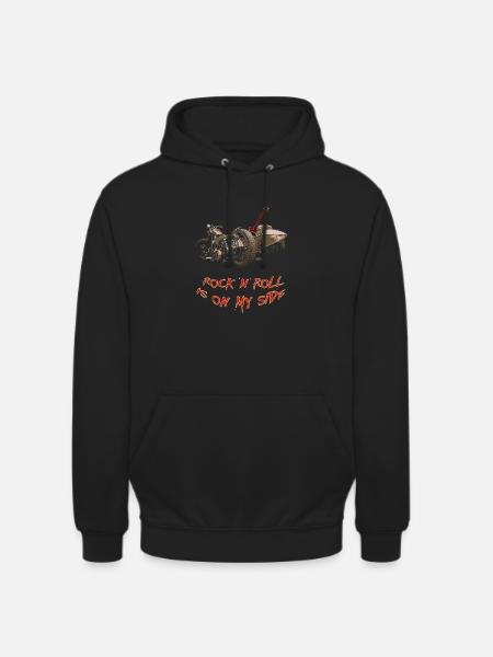 Only Sidecar - Sweat-shirt à capuche unisexe - noir