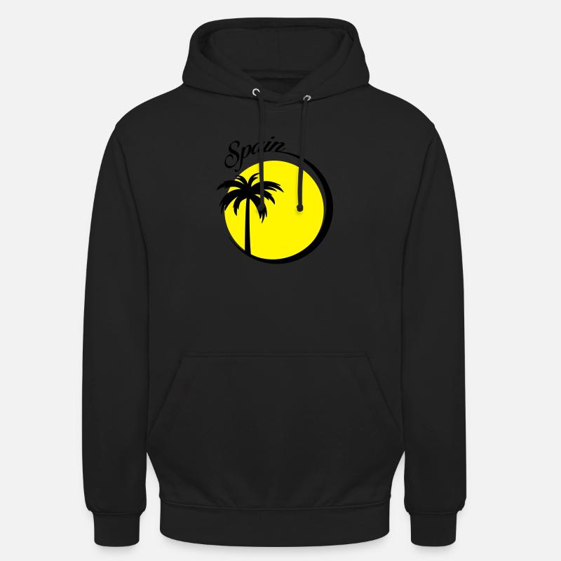 spain - Sweat-shirt à capuche unisexe - noir