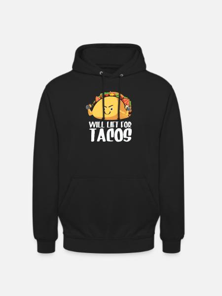 I like tacos - Unisex Hoodie - black
