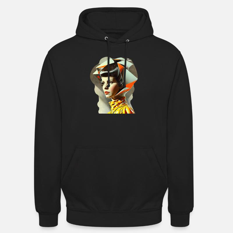 Retro Flash No45 - Unisex Hoodie - Schwarz