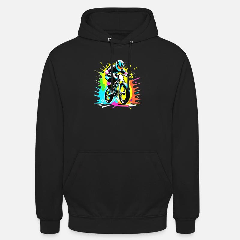 bmx - velo cyclisme - Sweat-shirt à capuche unisexe - noir