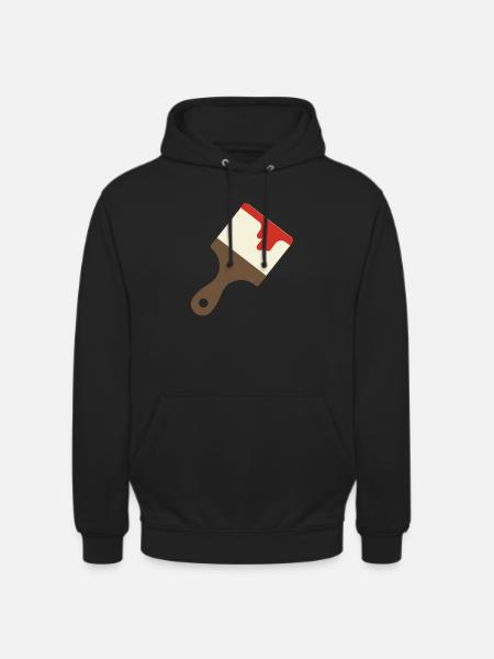 Paintbrush - Unisex Hoodie - black