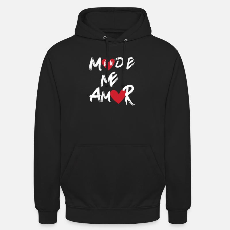En Mode Me Amor : Design Blc - Sweat-shirt à capuche unisexe - noir