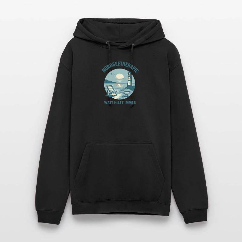 Nordseetherapie - Watt hilft immer Unisex Hoodie