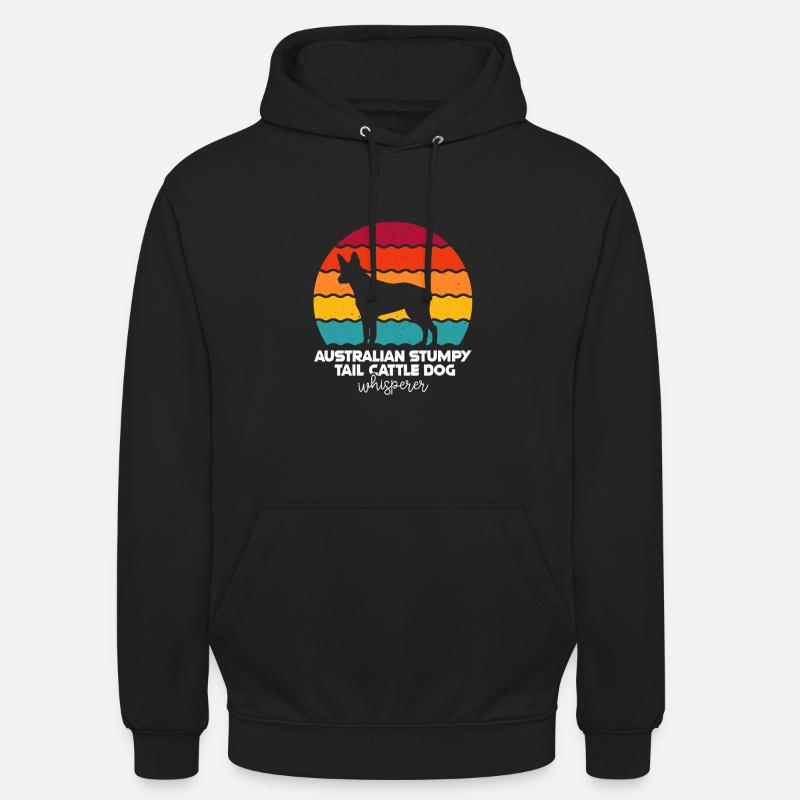 Australian Stumpy Tail Cattle Dog - Unisex Hoodie - Schwarz