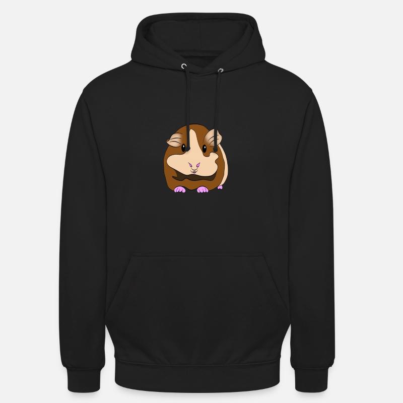Cochon d'Inde - Cochon d'Inde - Sweat-shirt à capuche unisexe - noir