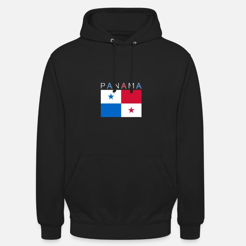 Drapeau du Panama - Sweat-shirt à capuche unisexe - noir