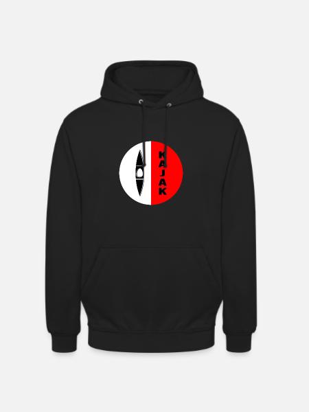 kayak remo canoa kayak kayak - Sudadera con capucha unisex - negro