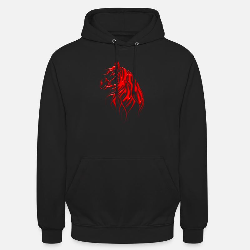 Pferd - Pferd - Renntier - Unisex Hoodie - Schwarz