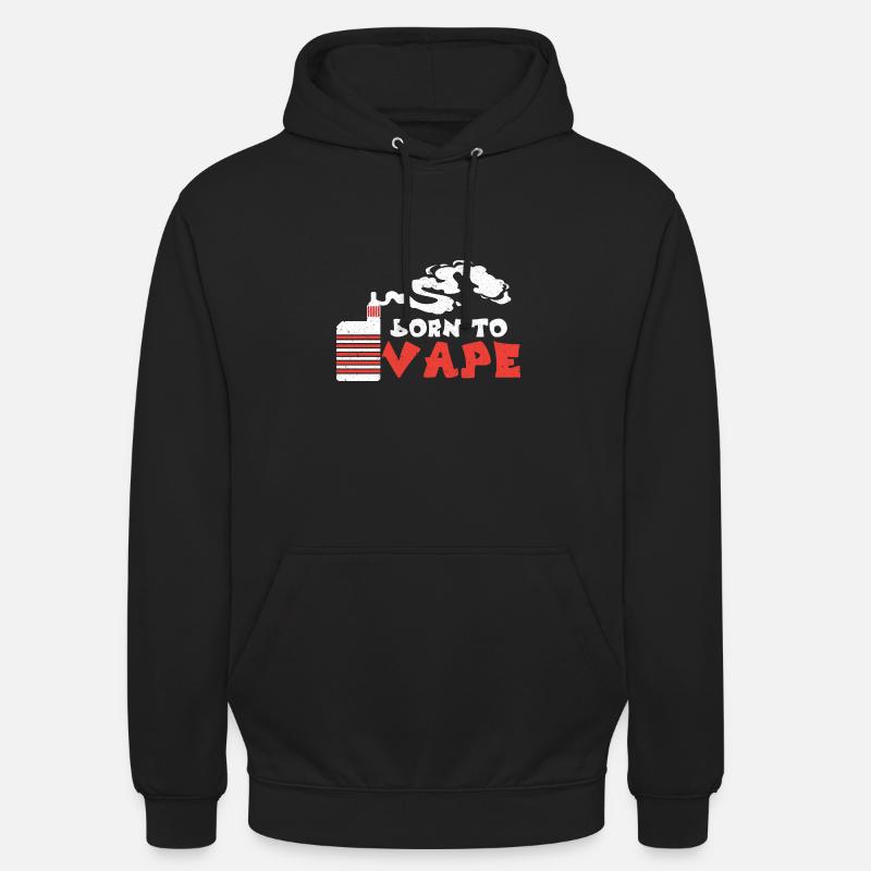 E-Zigarette E-Shisha Dampf Liquid - Unisex Hoodie - Schwarz