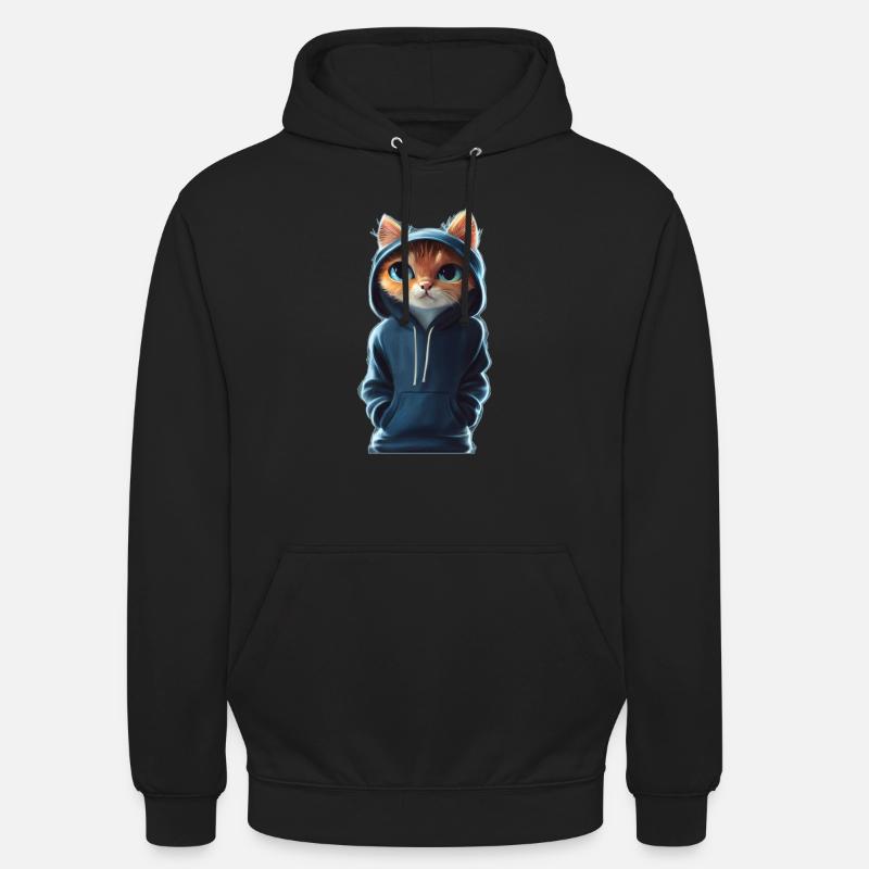 Chat Bucky avec pull - Sweat-shirt à capuche unisexe - undefined