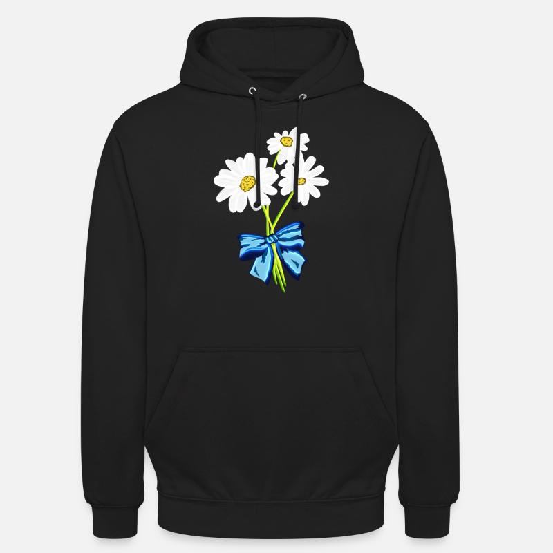 Gänseblümchen - Unisex Hoodie - Schwarz