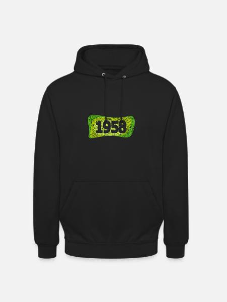 1958 - Unisex Hoodie - black