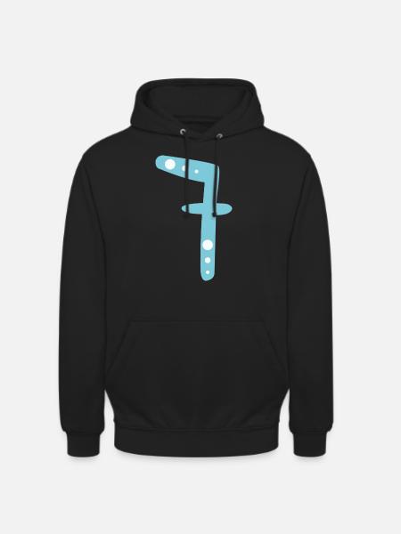 Nummer 7 - Unisex Hoodie - Schwarz