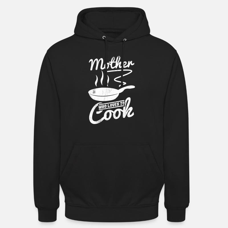 Mutter die gerne kocht - Unisex Hoodie - Schwarz