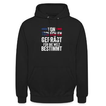 Czechs Czech Czech Republic - Unisex Hoodie - black - Front - Alina (178cm) & Michal (187cm)
