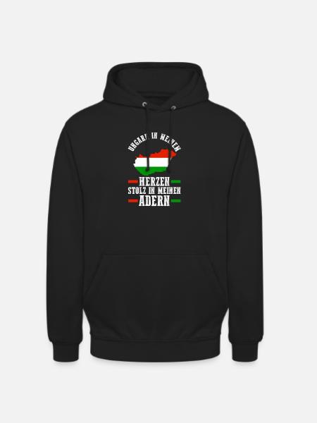 Ungar Ungarisch Ungarn - Unisex Hoodie - Schwarz