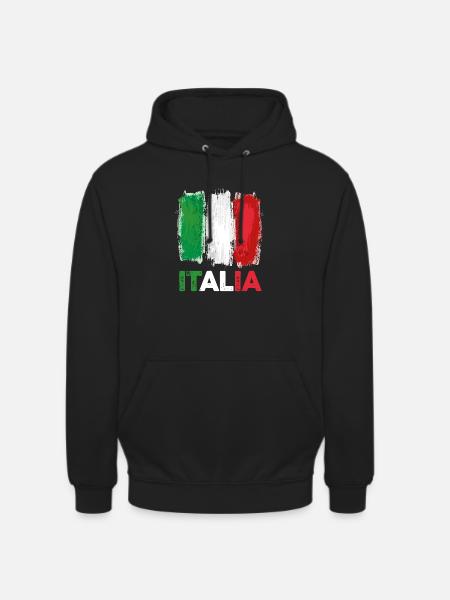 Italia Italian Italian Italy - Unisex Hoodie - black