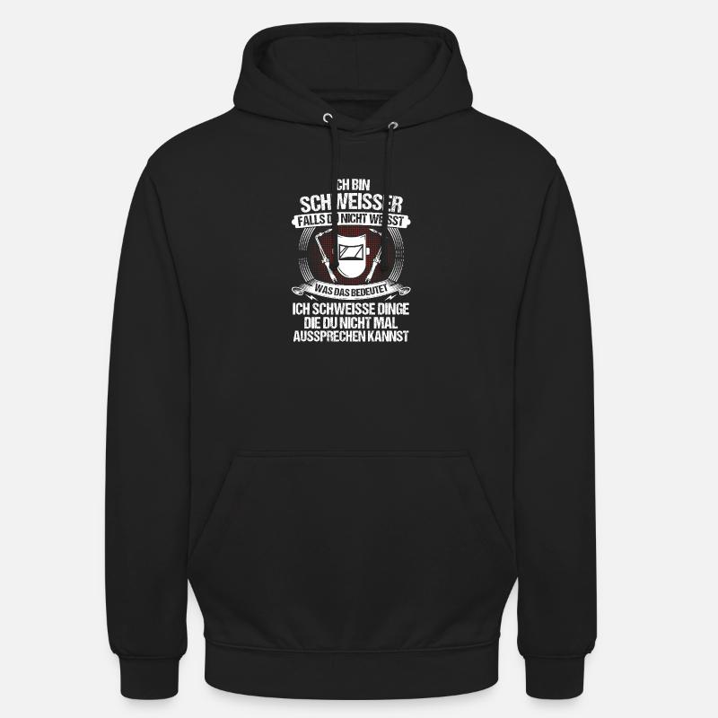Soudage Soudeurs Soudeurs - Sweat-shirt à capuche unisexe - noir
