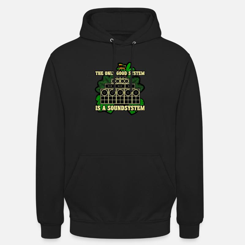 Seul bon système Lion - Sweat-shirt à capuche unisexe - noir
