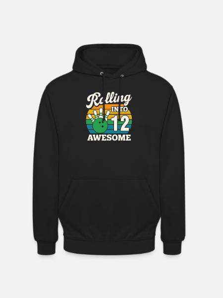 Célébration du bowling en 12 secondes - Sweat-shirt à capuche unisexe - noir