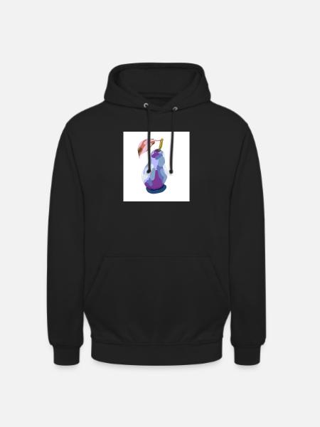 Pear in Pastels Abstract - Unisex Hoodie - black