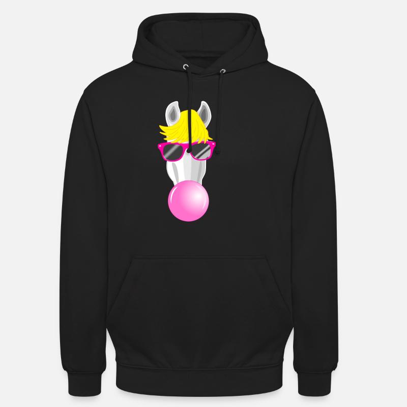 Cooles Pferd - Unisex Hoodie - Schwarz