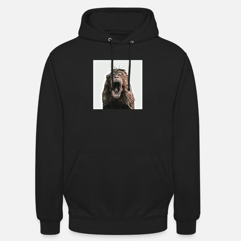 Affenschrei - Unisex Hoodie - Schwarz