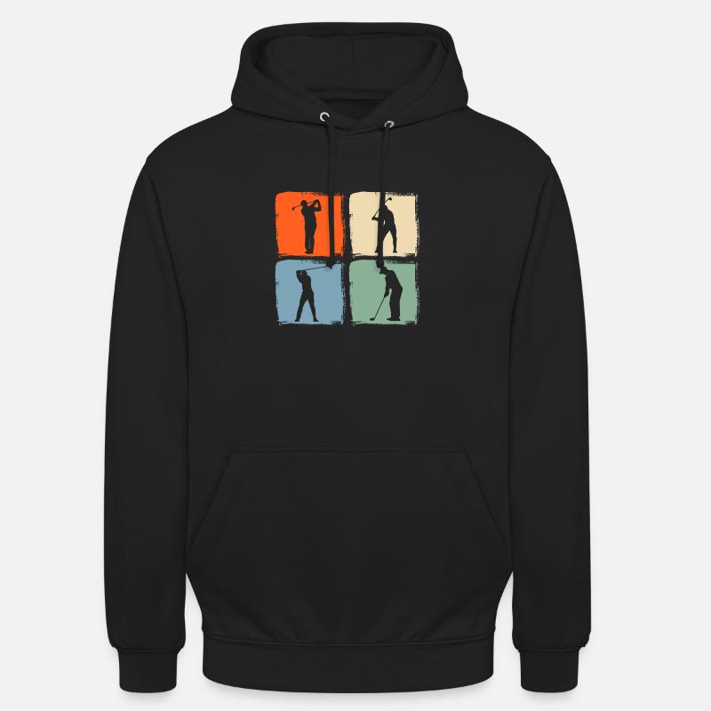 Golf des golfeurs - Sweat-shirt à capuche unisexe - noir