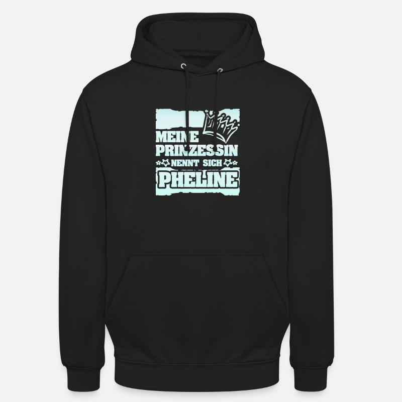 Pheline als Mädchenname - Unisex Hoodie - Schwarz