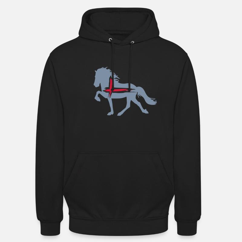 Isländer - Unisex Hoodie - Schwarz
