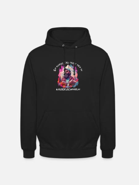Wandern und Kaiserschmarrn - Unisex Hoodie - Schwarz