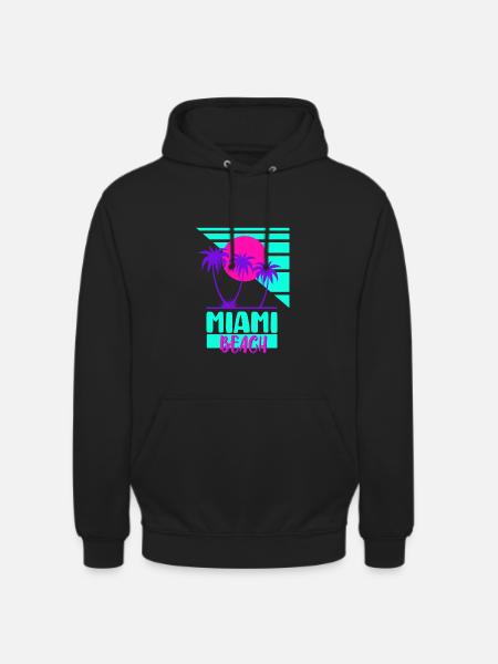Miami beach - Unisex Hoodie - black