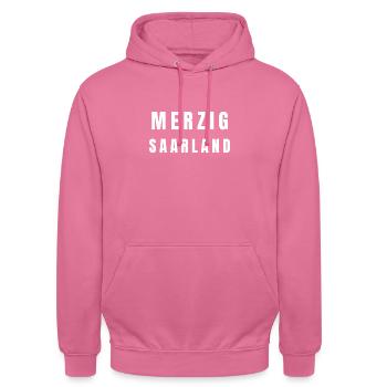Merzig Saarland - Unisex Hoodie - Pink - Vorne - Alina (178cm) & Michal (187cm)