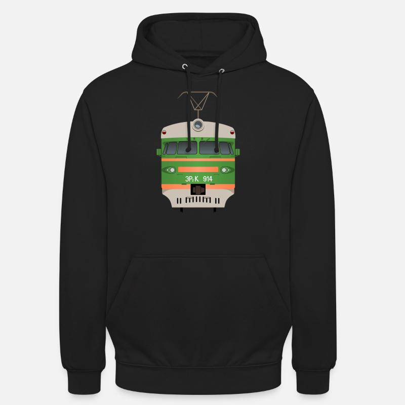 Train Russie - Sweat-shirt à capuche unisexe - noir