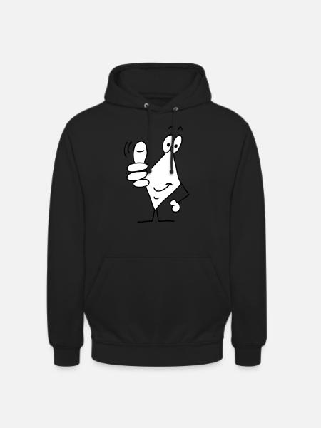 thumbs up - Unisex Hoodie - black
