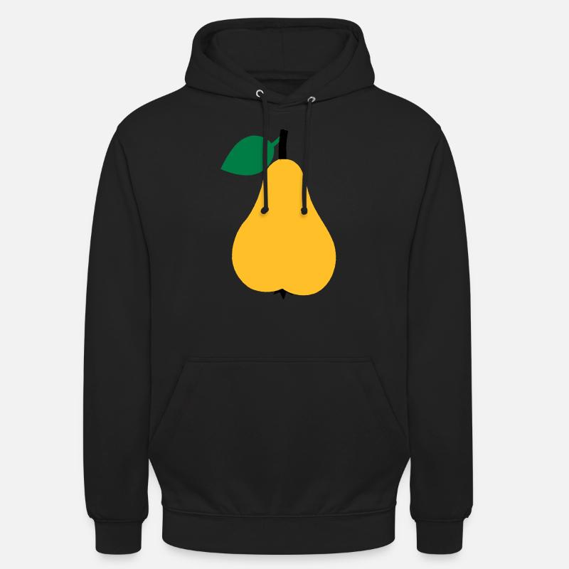 Birne - Unisex Hoodie - Schwarz