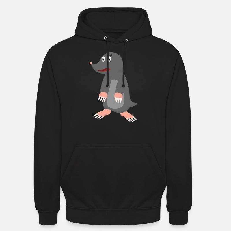 Môle - Sweat-shirt à capuche unisexe - noir