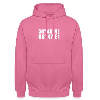 Euskirchen Coordinates - Unisex Hoodie - pink - Front - Alina (178cm) & Michal (187cm)