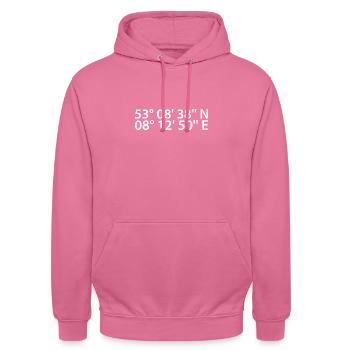 Oldenburg coordinates - Unisex Hoodie - pink - Front - Alina (178cm) & Michal (187cm)