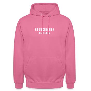 Neunkirchen Saarland - Unisex Hoodie - Pink - Vorne - Alina (178cm) & Michal (187cm)