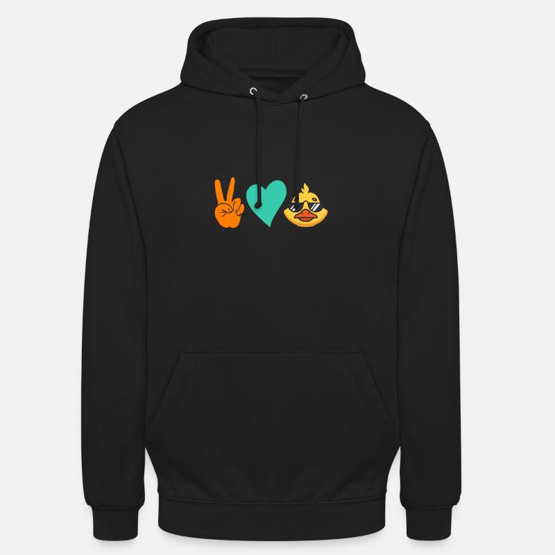 Enten - Unisex Hoodie - Schwarz