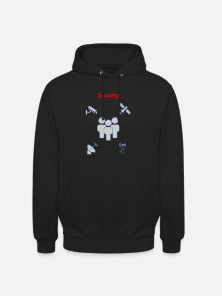 Society - Unisex Hoodie - Schwarz