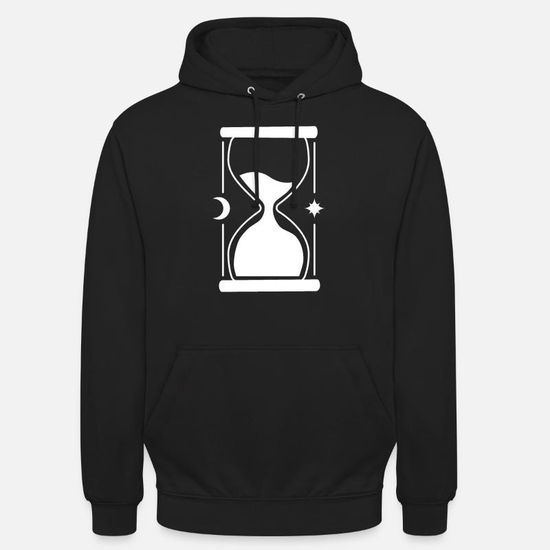 Sablier - Sweat-shirt à capuche unisexe - noir